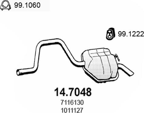 ASSO 14.7048 - Silenziatore posteriore autozon.pro