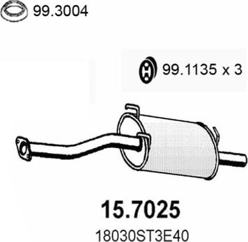 ASSO 15.7025 - Silenziatore posteriore autozon.pro