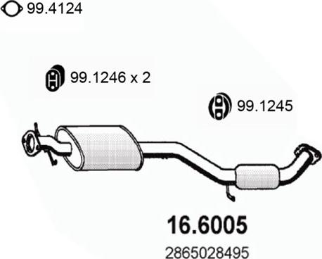 ASSO 16.6005 - Silenziatore centrale autozon.pro