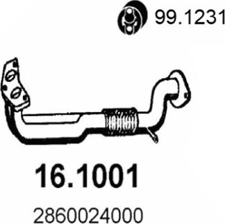 ASSO 16.1001 - Tubo gas scarico autozon.pro