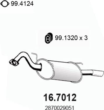 ASSO 16.7012 - Silenziatore posteriore autozon.pro