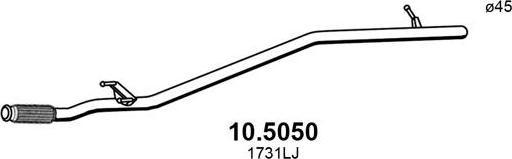 ASSO 10.5050 - Tubo gas scarico autozon.pro