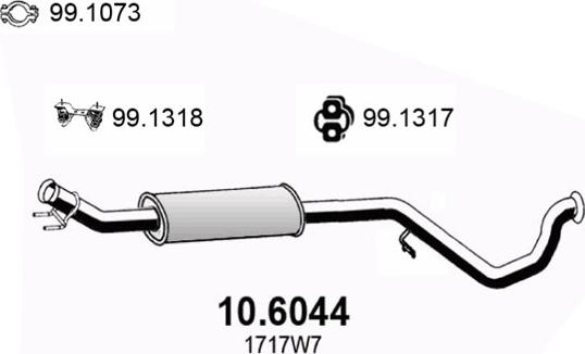 ASSO 10.6044 - Silenziatore centrale autozon.pro