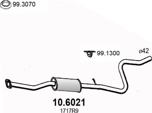 ASSO 10.6021 - Silenziatore centrale autozon.pro