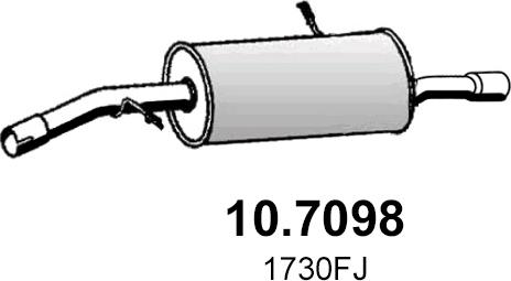 ASSO 10.7098 - Silenziatore posteriore autozon.pro