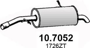 ASSO 10.7052 - Silenziatore posteriore autozon.pro