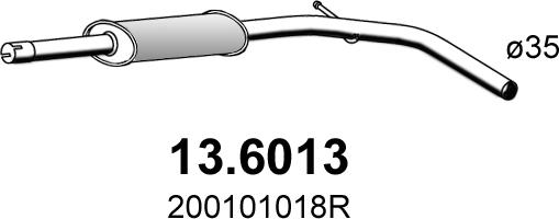 ASSO 13.6013 - Silenziatore centrale autozon.pro