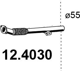 ASSO 12.4030 - Tubo gas scarico autozon.pro