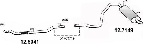 ASSO 12.5041 - Tubo gas scarico autozon.pro