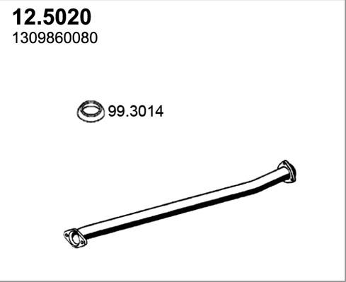 ASSO 12.5020 - Tubo gas scarico autozon.pro