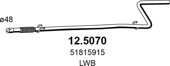 ASSO 12.5070 - Tubo gas scarico autozon.pro