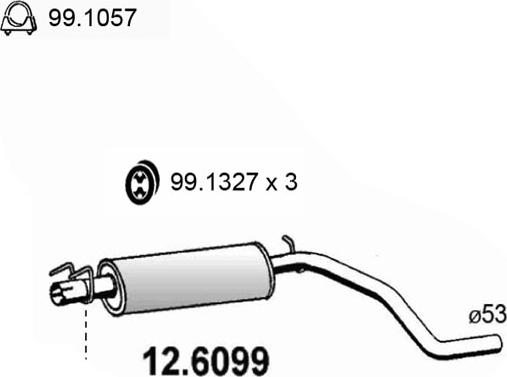 ASSO 12.6099 - Silenziatore centrale autozon.pro