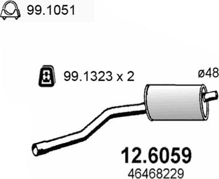 ASSO 12.6059 - Silenziatore centrale autozon.pro