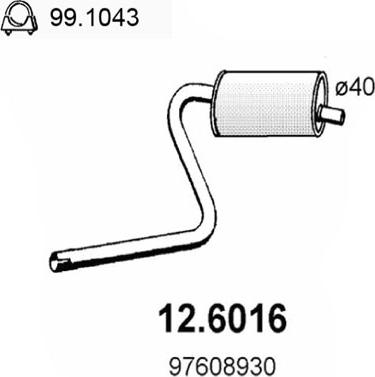 ASSO 12.6016 - Silenziatore centrale autozon.pro