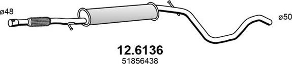 ASSO 12.6136 - Silenziatore centrale autozon.pro