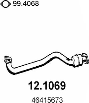 ASSO 12.1069 - Tubo gas scarico autozon.pro