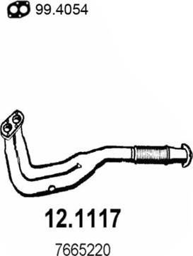 ASSO 12.1117 - Tubo gas scarico autozon.pro