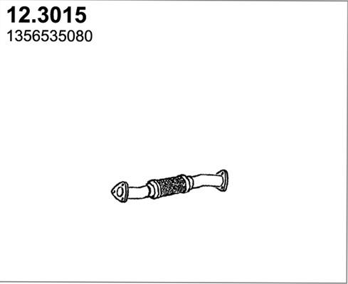 ASSO 12.3015 - Tubo gas scarico autozon.pro