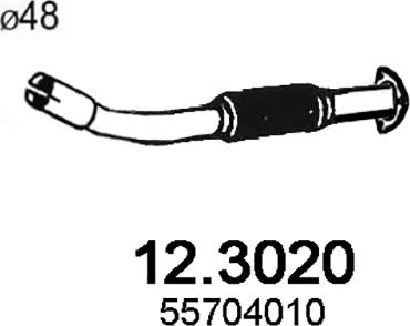 ASSO 12.3020 - Tubo gas scarico autozon.pro