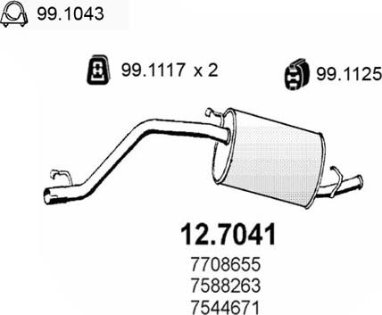 ASSO 12.7041 - Silenziatore posteriore autozon.pro