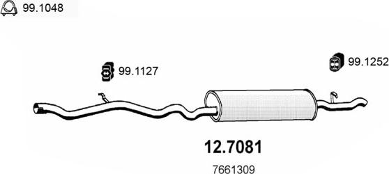 ASSO 12.7081 - Silenziatore posteriore autozon.pro