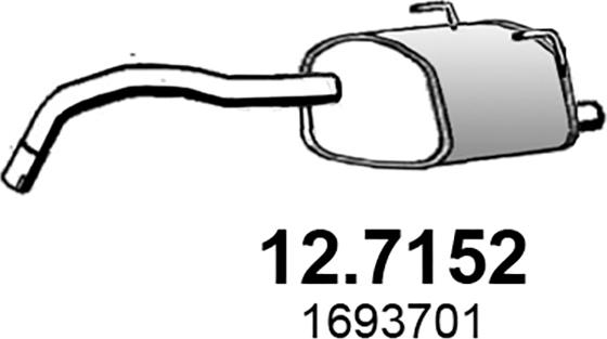 ASSO 12.7152 - Silenziatore posteriore autozon.pro