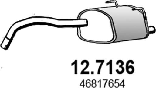 ASSO 12.7136 - Silenziatore posteriore autozon.pro