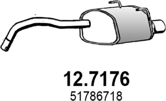 ASSO 12.7176 - Silenziatore posteriore autozon.pro