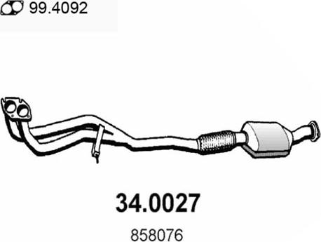 ASSO 34.0027 - Catalizzatore autozon.pro