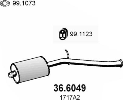 ASSO 36.6049 - Silenziatore centrale autozon.pro