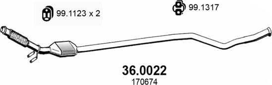 ASSO 36.0022 - Catalizzatore autozon.pro