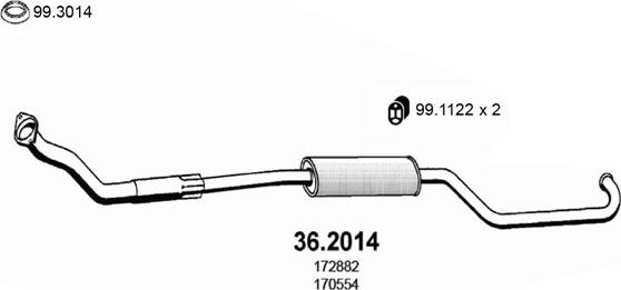 ASSO 36.2014 - Silenziatore anteriore autozon.pro