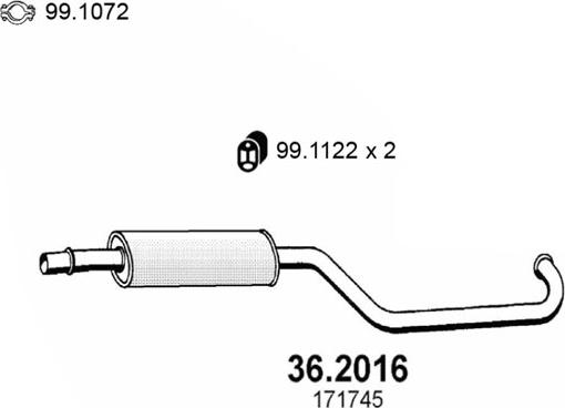 ASSO 36.2016 - Silenziatore anteriore autozon.pro