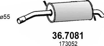 ASSO 36.7081 - Silenziatore posteriore autozon.pro