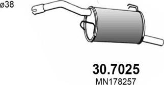 ASSO 30.7025 - Silenziatore posteriore autozon.pro