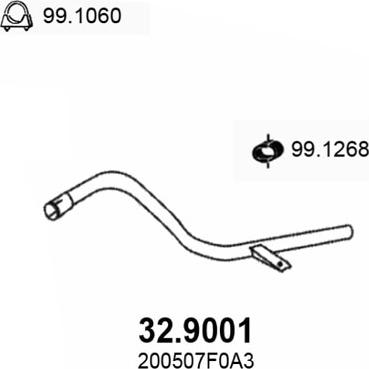 ASSO 32.9001 - Tubo gas scarico autozon.pro