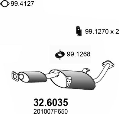 ASSO 32.6035 - Silenziatore centrale autozon.pro