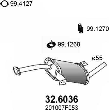 ASSO 32.6036 - Silenziatore centrale autozon.pro