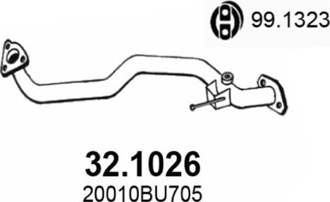 ASSO 32.1026 - Tubo gas scarico autozon.pro