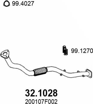 ASSO 32.1028 - Tubo gas scarico autozon.pro