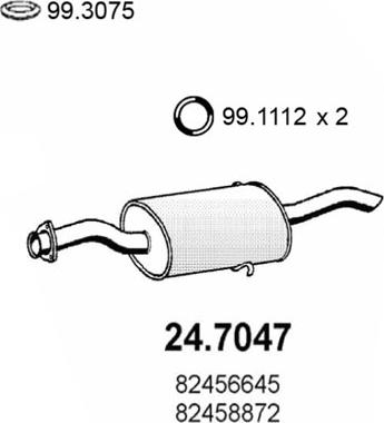 ASSO 24.7047 - Silenziatore posteriore autozon.pro