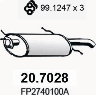 ASSO 20.7028 - Silenziatore posteriore autozon.pro