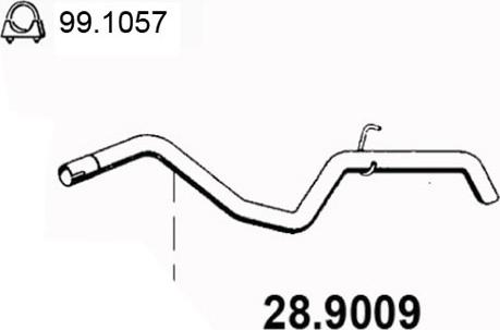 ASSO 28.9009 - Tubo gas scarico autozon.pro