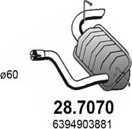 ASSO 28.7070 - Silenziatore posteriore autozon.pro