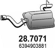 ASSO 28.7071 - Silenziatore posteriore autozon.pro