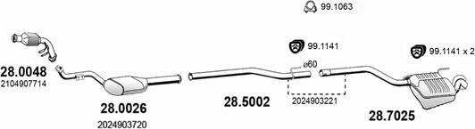 ASSO ART4008 - Impianto gas scarico autozon.pro