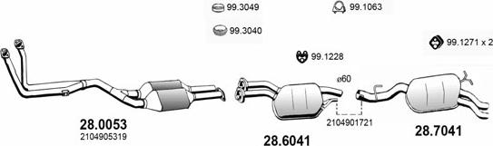 ASSO ART4039 - Impianto gas scarico autozon.pro