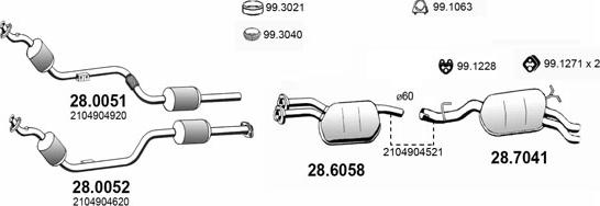 ASSO ART4025 - Impianto gas scarico autozon.pro