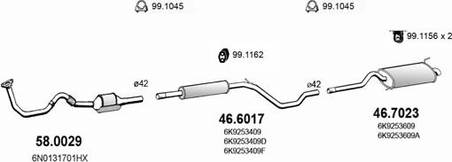 ASSO ART4076 - Impianto gas scarico autozon.pro