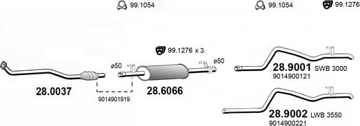 ASSO ART4143 - Impianto gas scarico autozon.pro